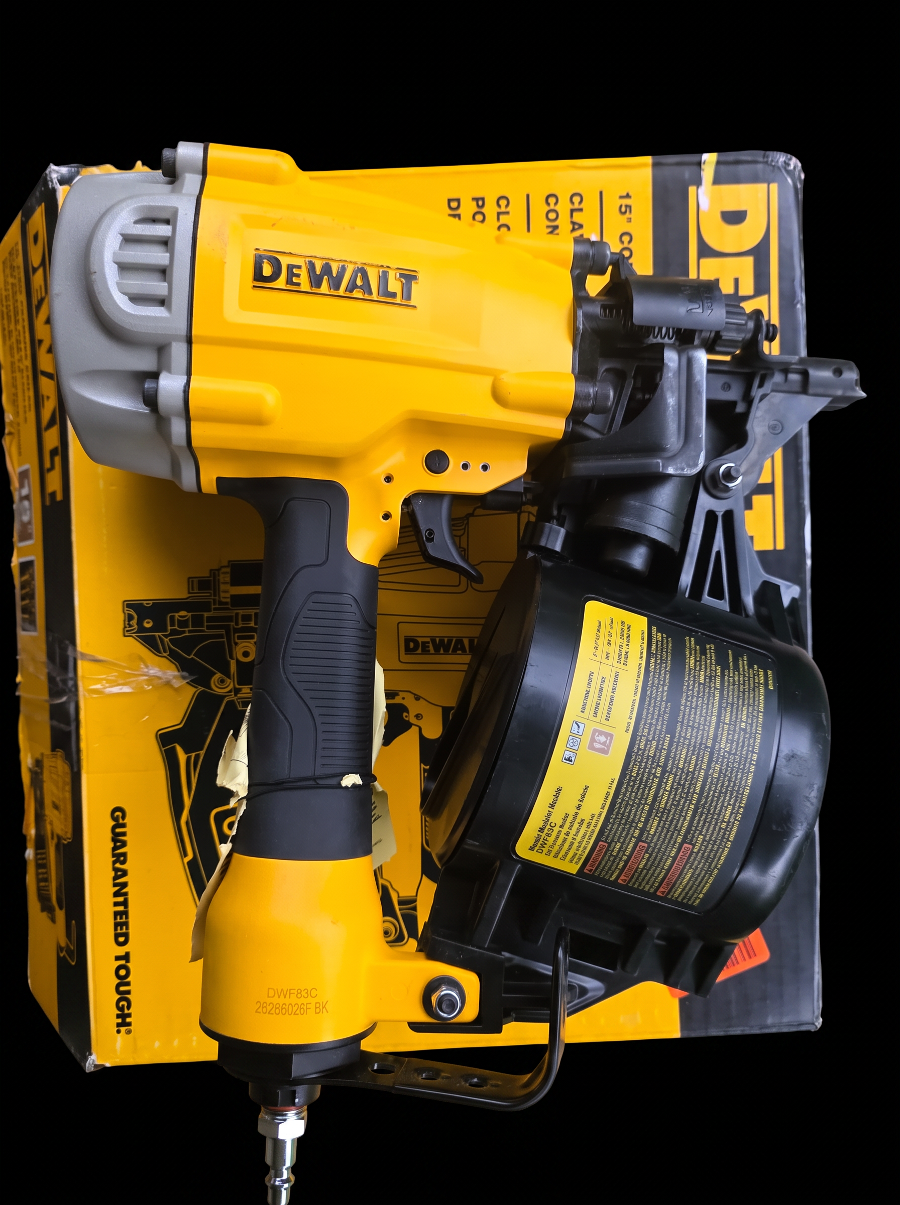 DEWALT 15 Degree Coil Framing Nailer