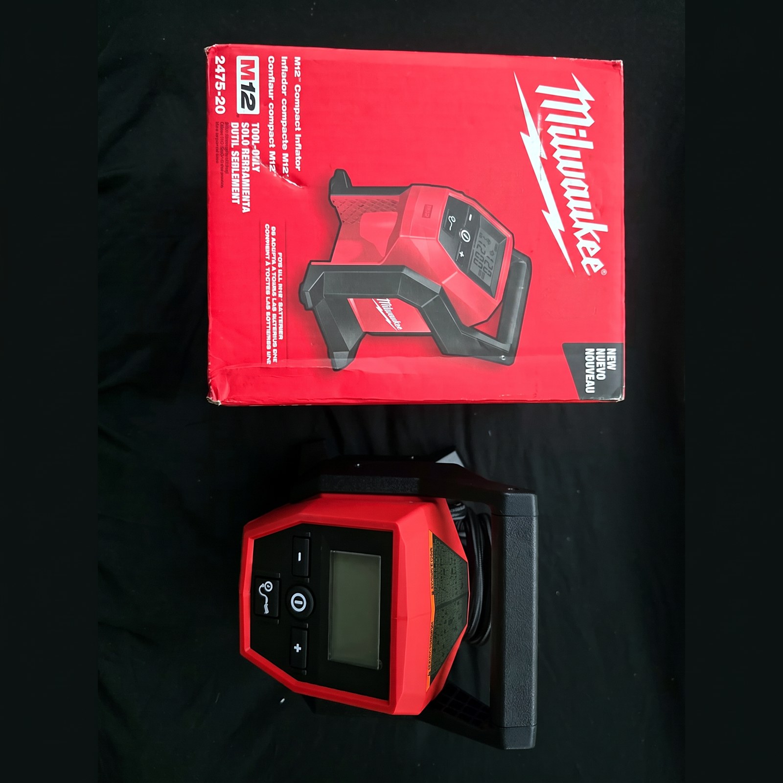 Milwaukee M12™ Compact Inflator (Tool Only)