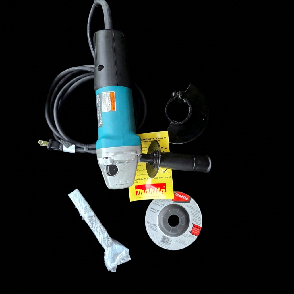 Makita 4-1/2 in. Angle Grinder with AC/DC Switch